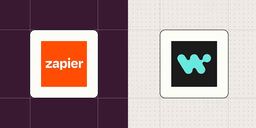 Hero image with the logos of Zapier and Workato