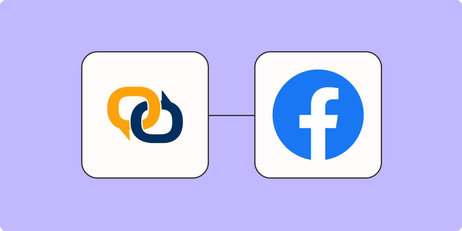 Hero image with the logos for EZ Texting and Facebook Lead Ads.