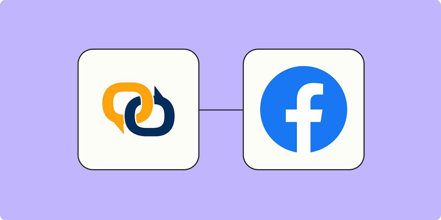 Hero image with the logos for EZ Texting and Facebook Lead Ads.