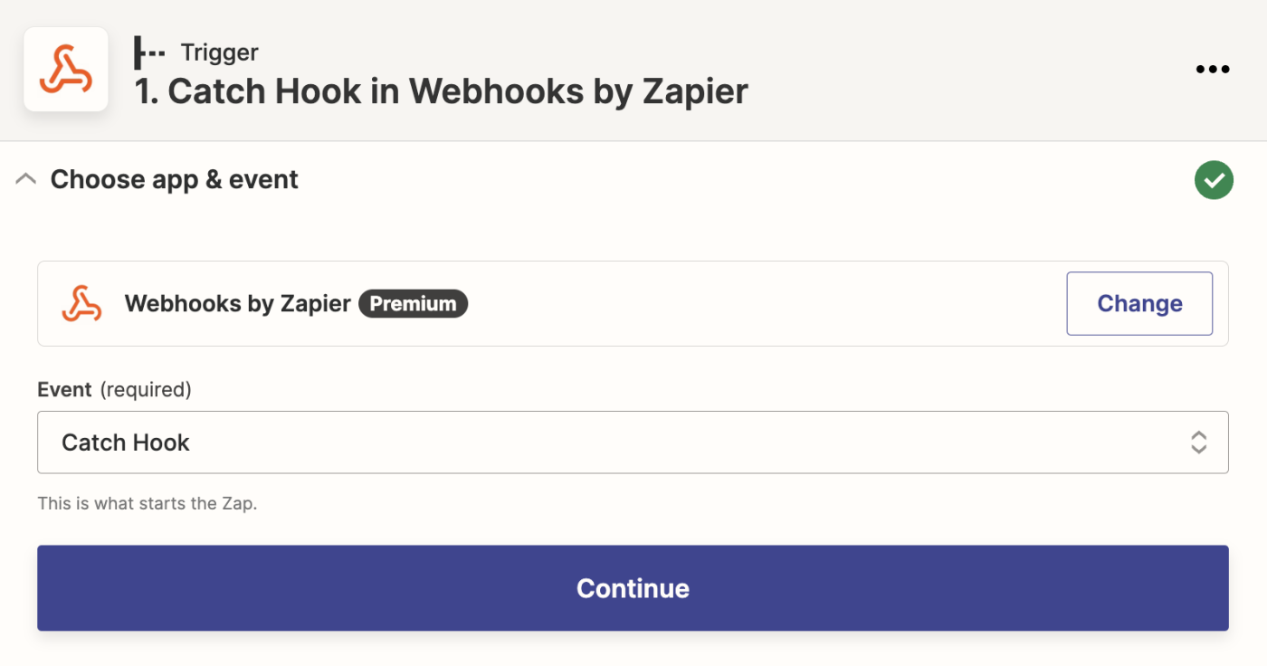 Webhooks for Zapier