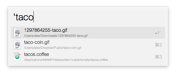 alfred find file fast 1
