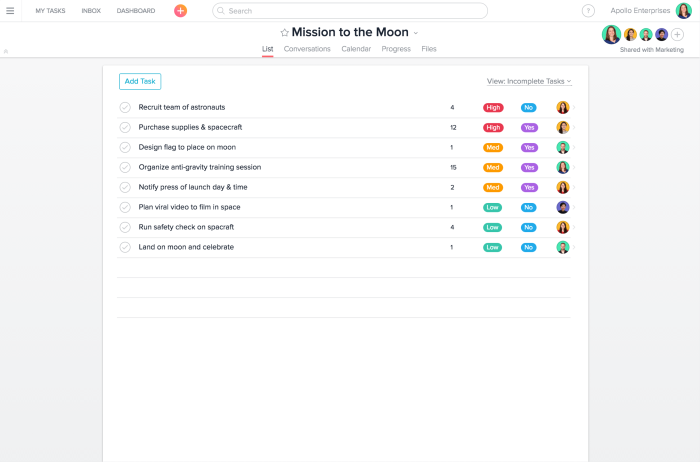Track Anything With Asana How 22 Teams Manage Projects And Get More Done