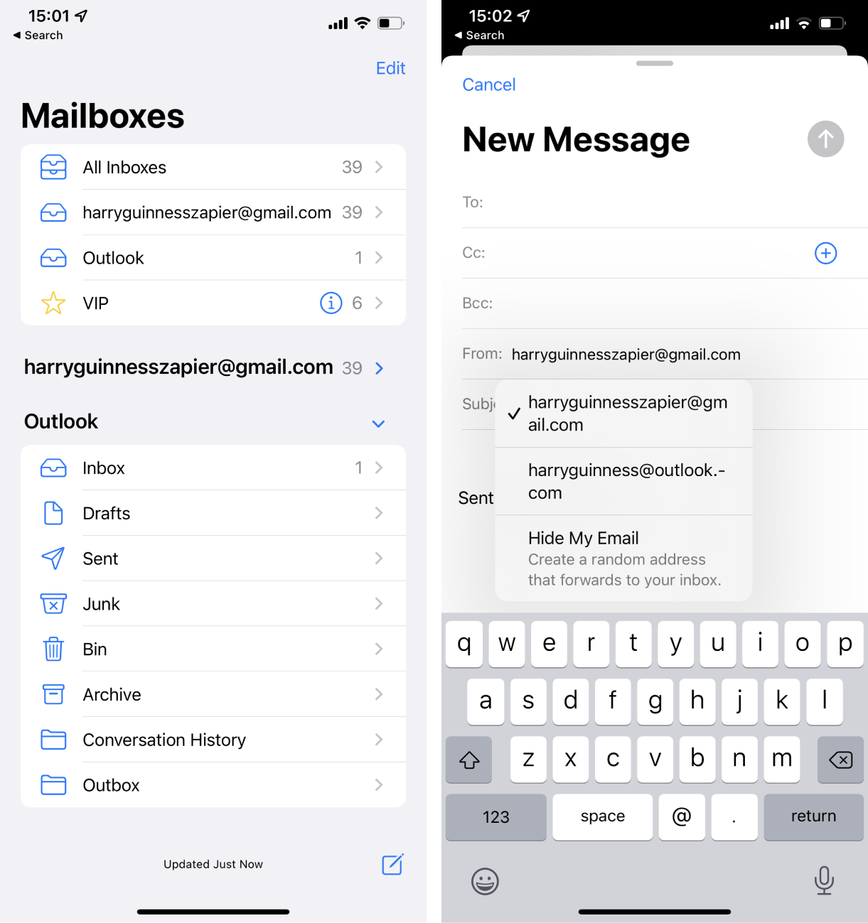 configurer gmail sur apple mail