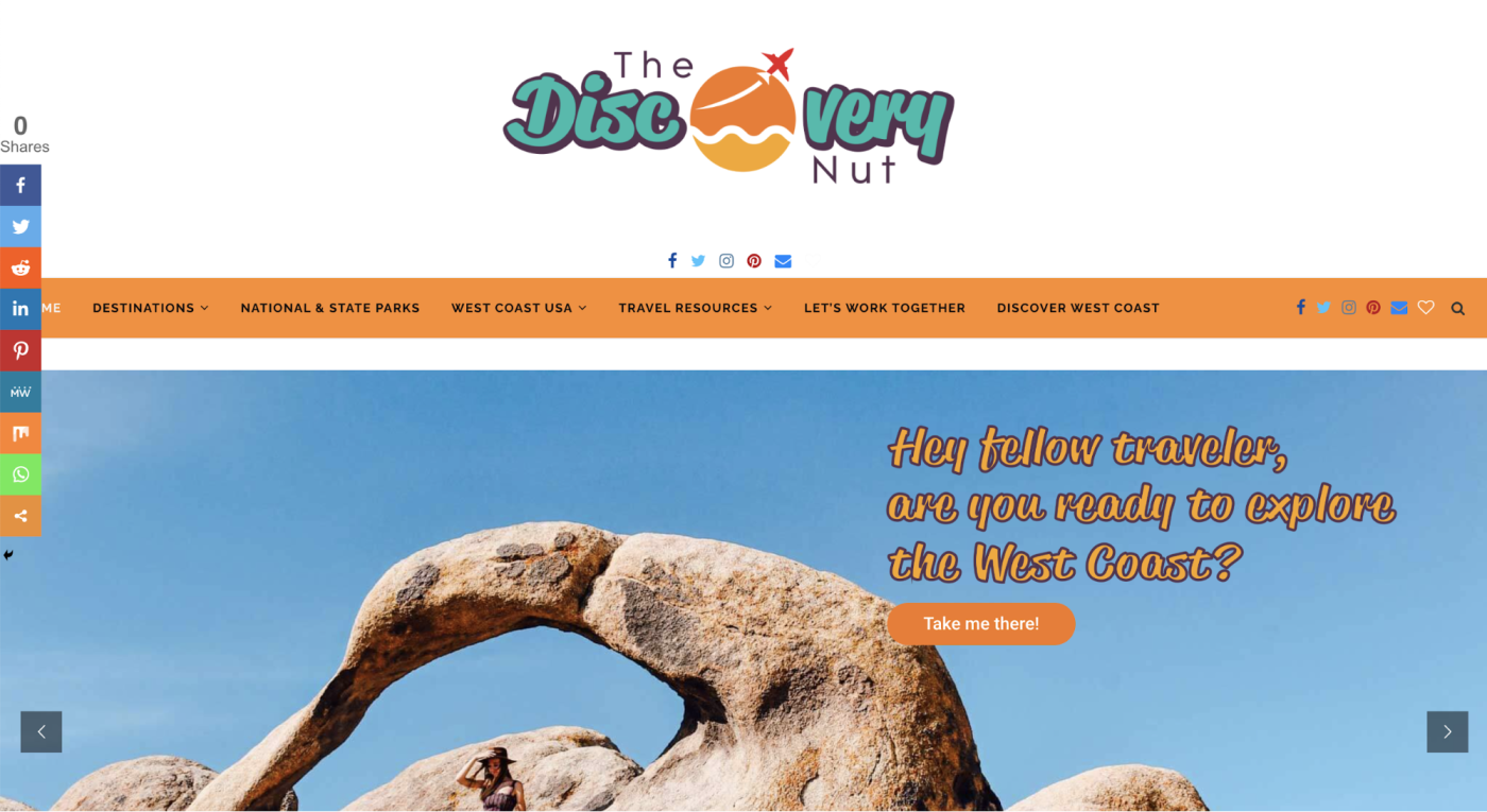 The Discovery Nut website