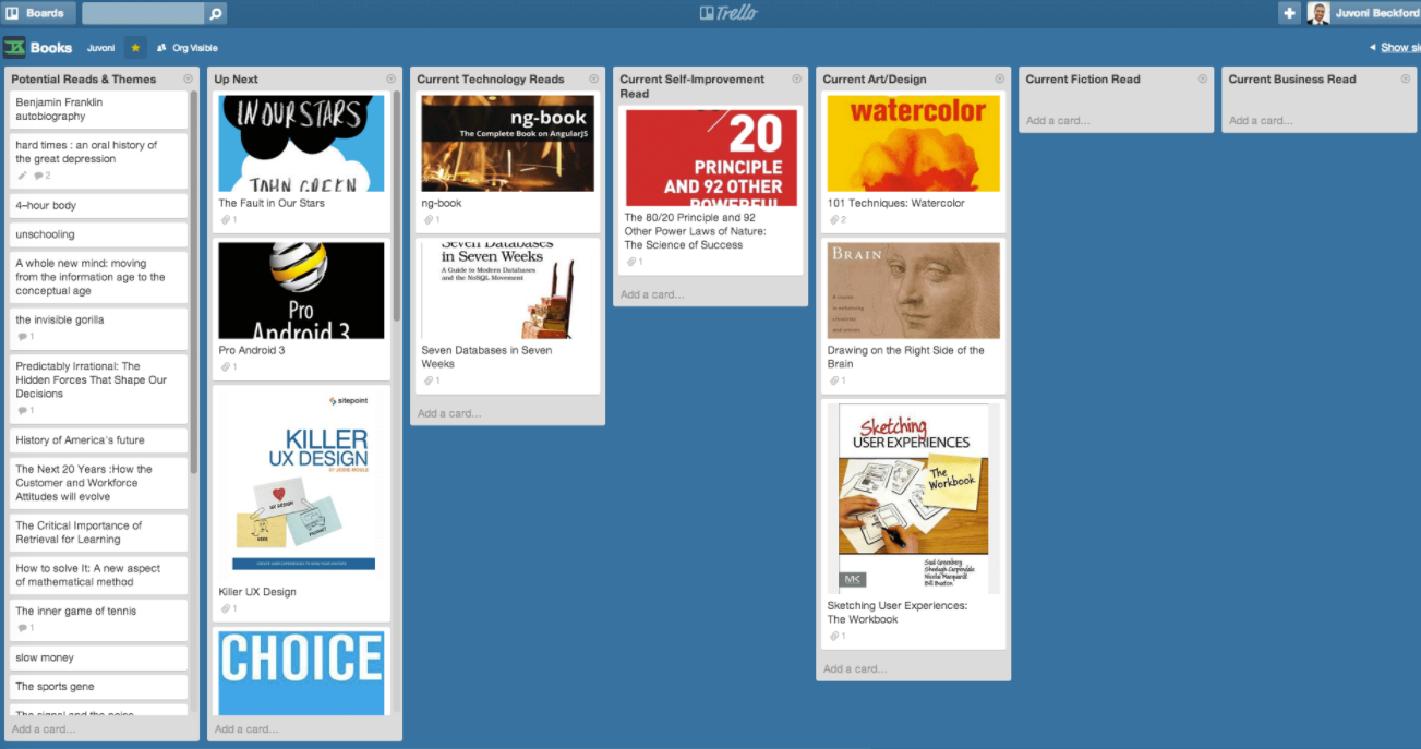 Vertical Layout for Trello