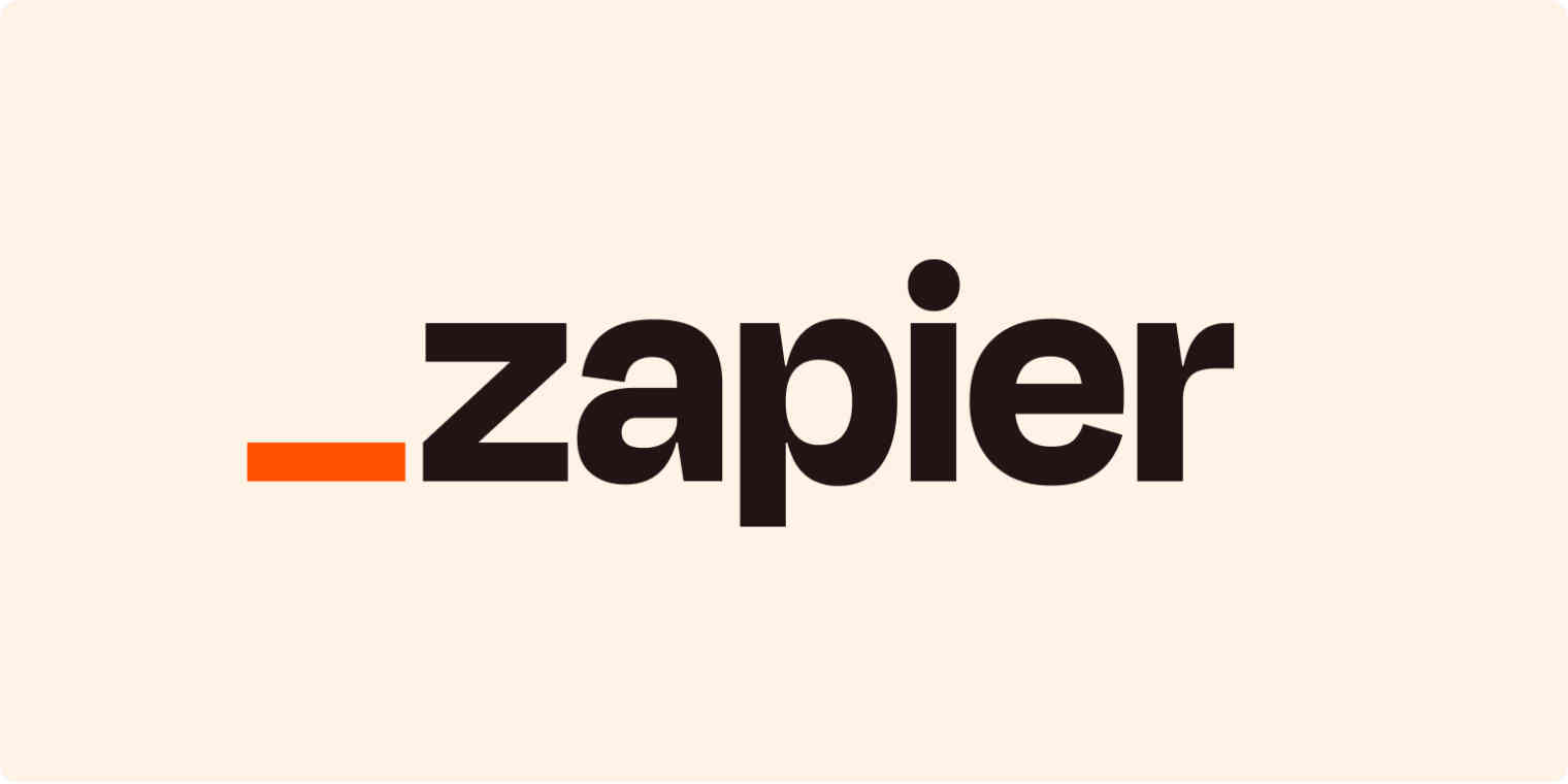 Zapier logo banner