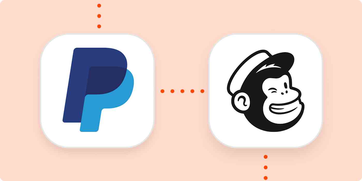 00-paypal-mailchimp The logos for PayPal and Mailchimp.