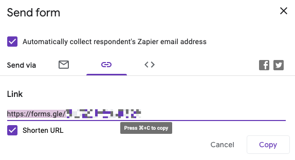 How to shorten Google links with Zapier | Zapier