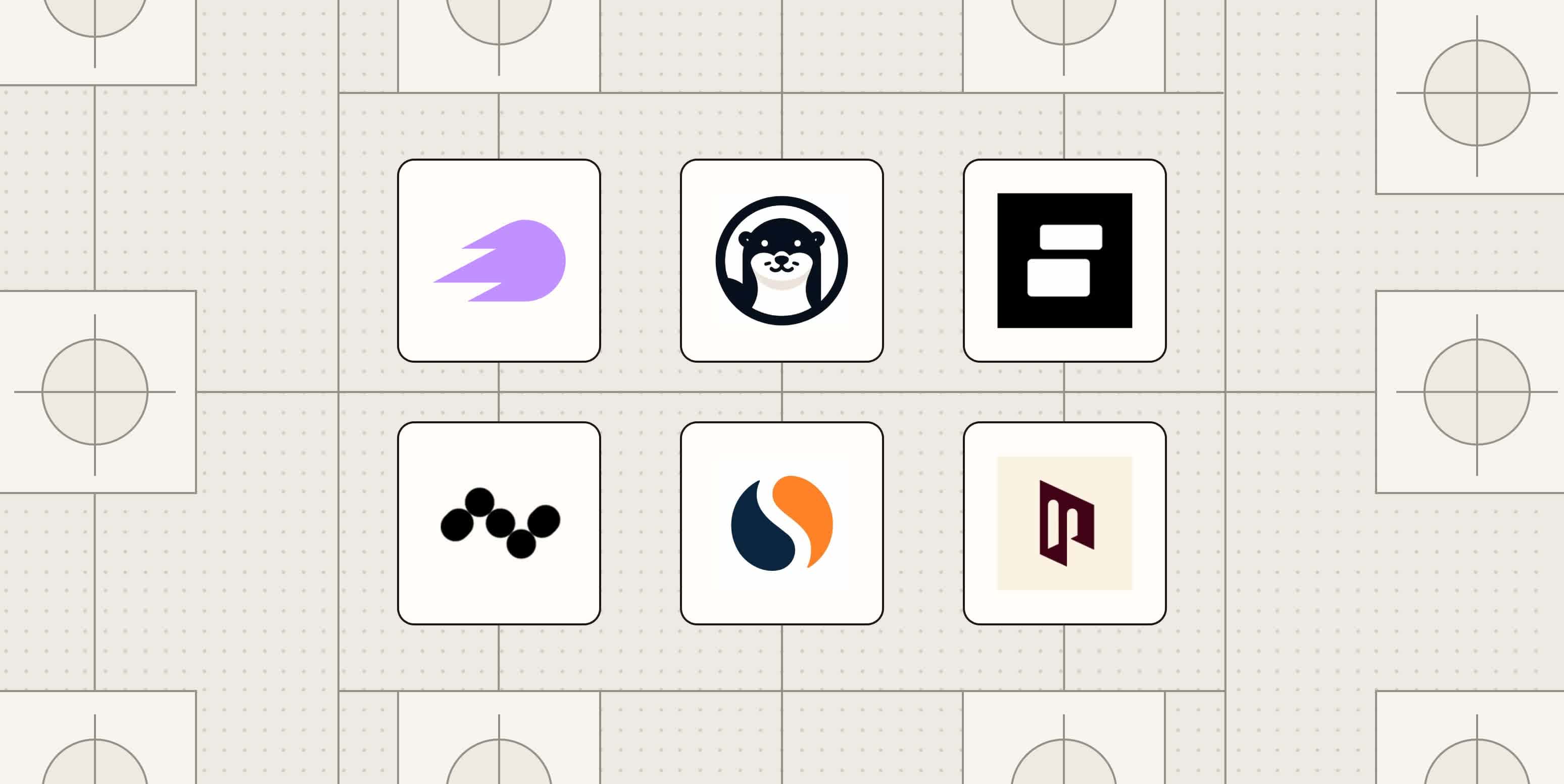 Hero image with the logos of the best AI visibility tools