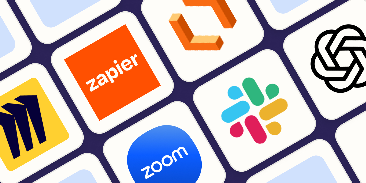 A hero image of the logos of our picks for the best brainstorming tools