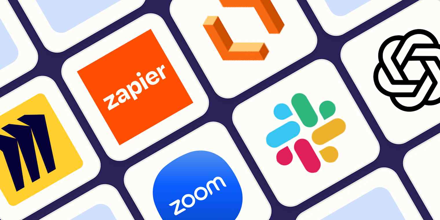 A hero image of the logos of our picks for the best brainstorming tools