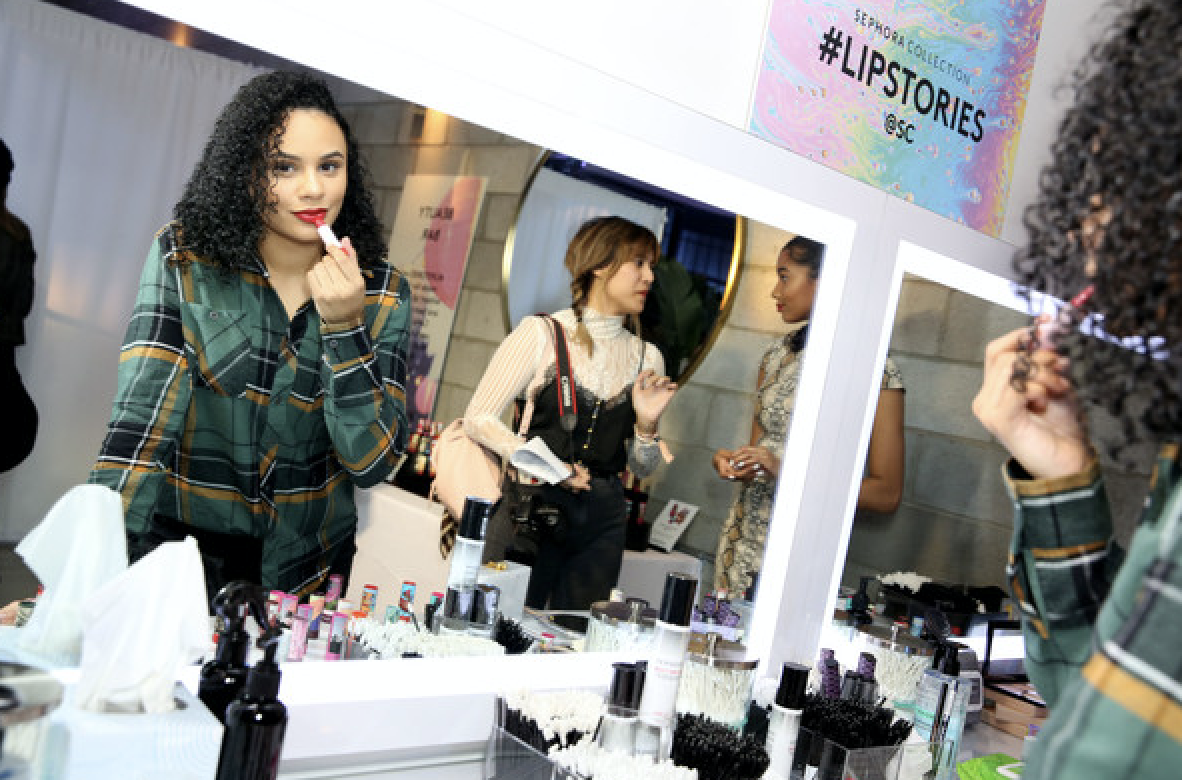 Kyrah Stewart at Sephora Collections #lipstories launch