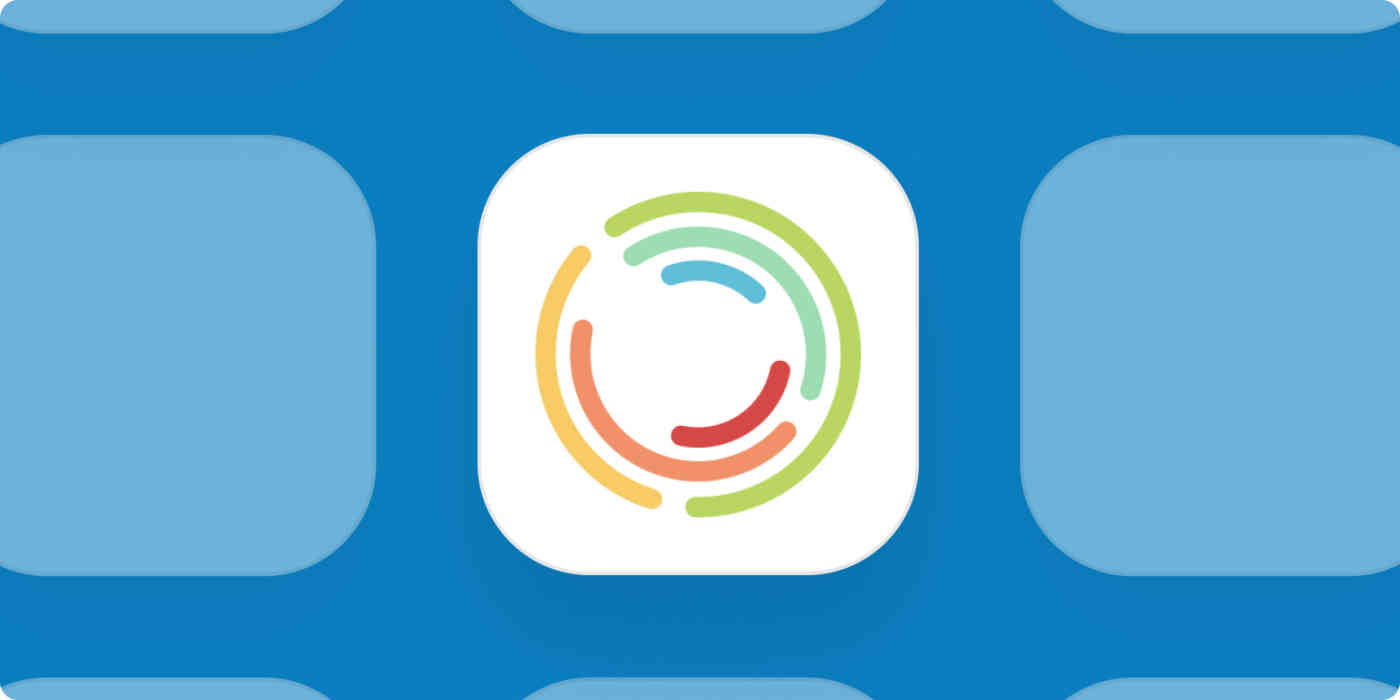 Senta app logo on a blue background.