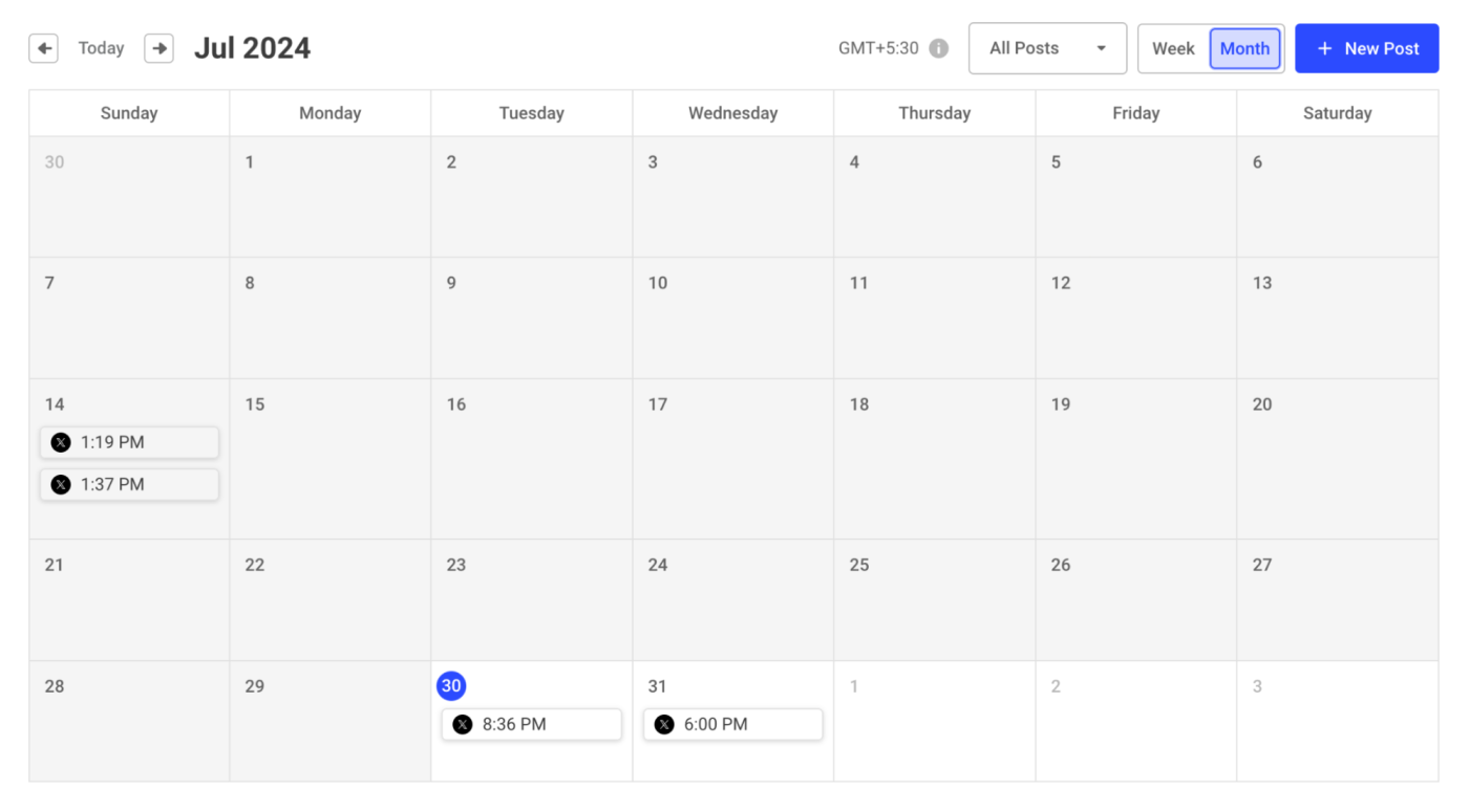 Buffer scheduling interface