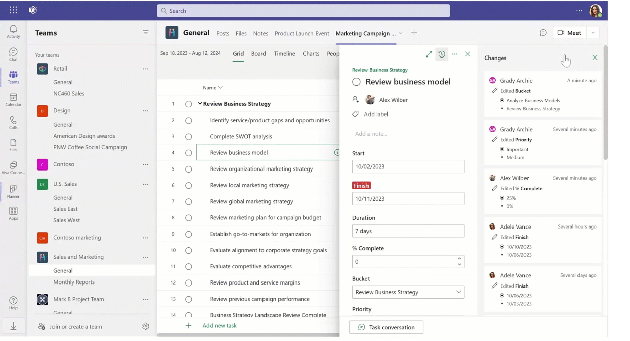 Microsoft Planner within Microsoft Teams