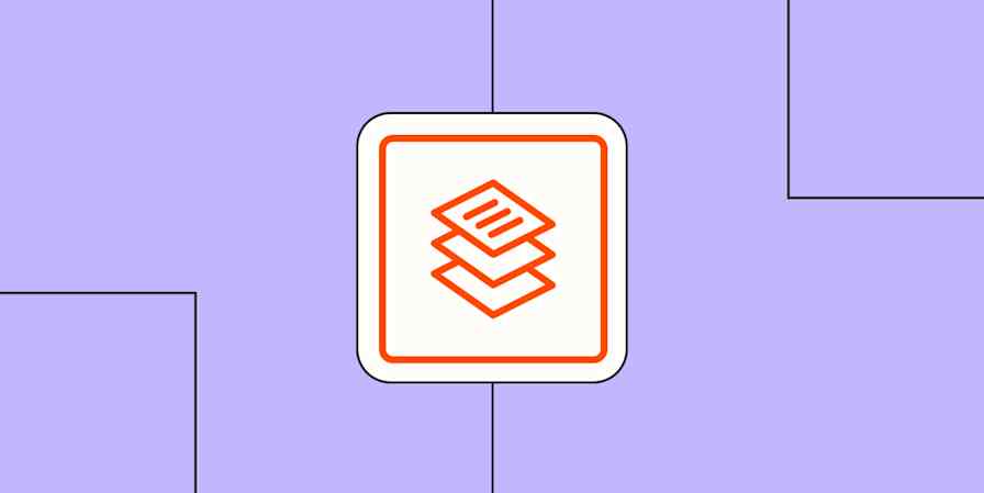 Hero image with the Digest by Zapier app logo on a lavender background.