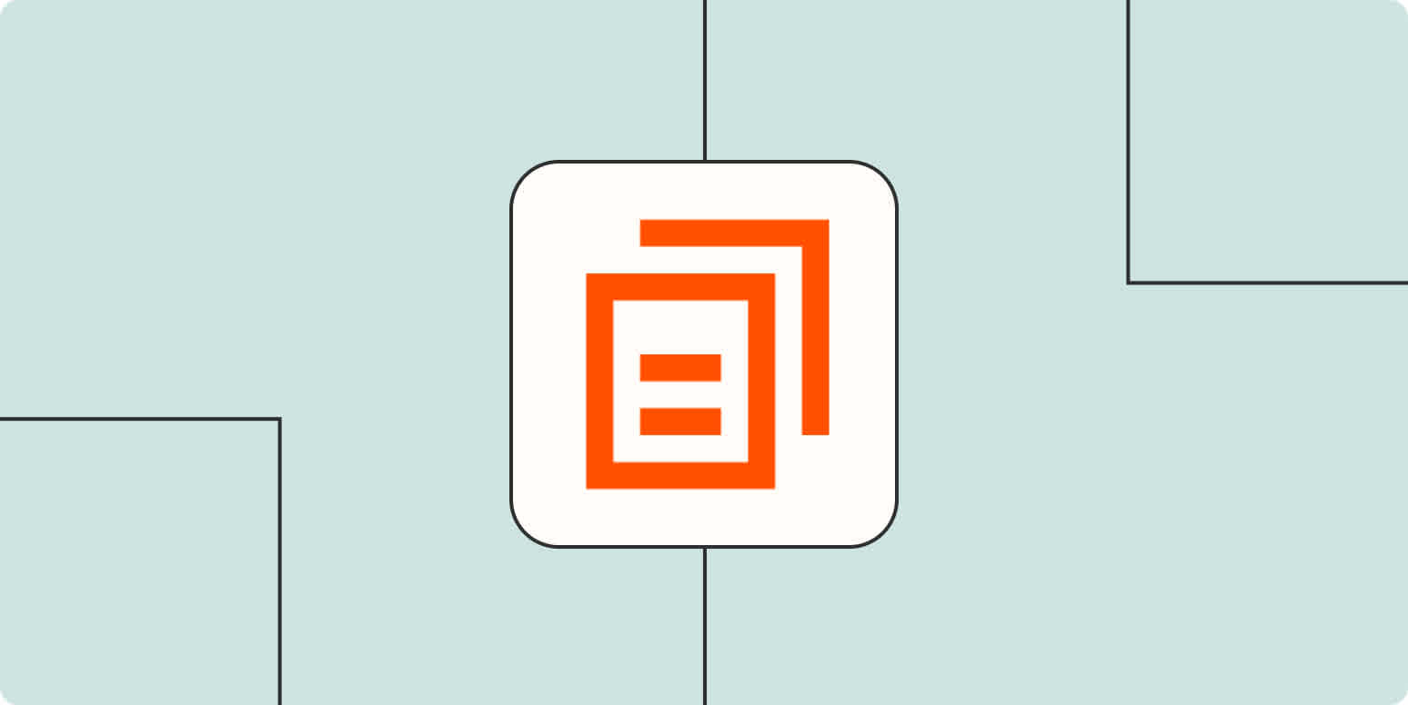 Hero image with the Digest by Zapier app logo on a light blue background.