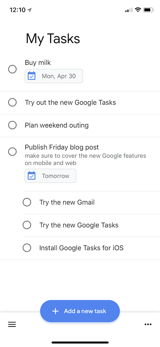 introduction to google tasks