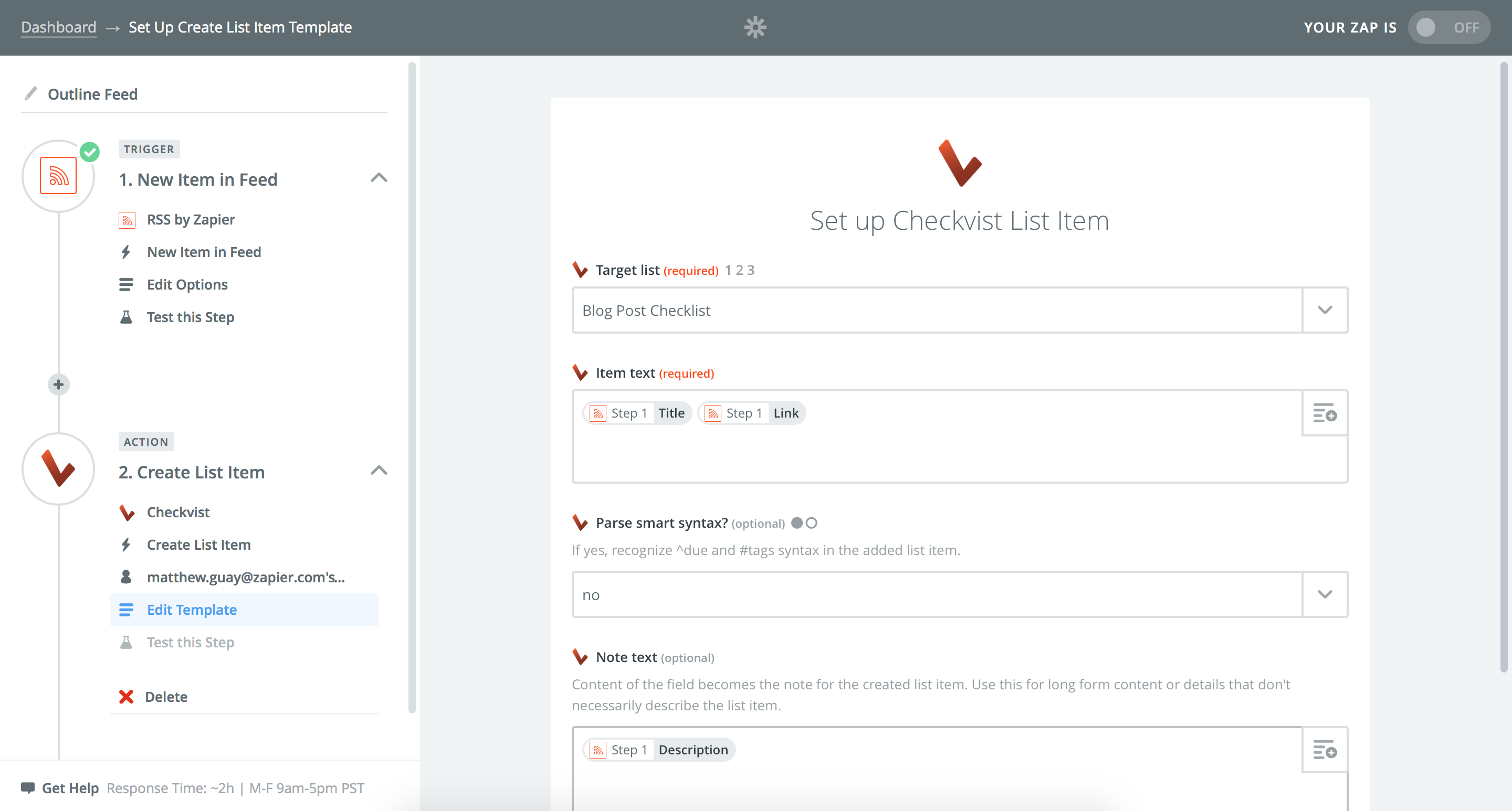 Automate Outline with Zapier