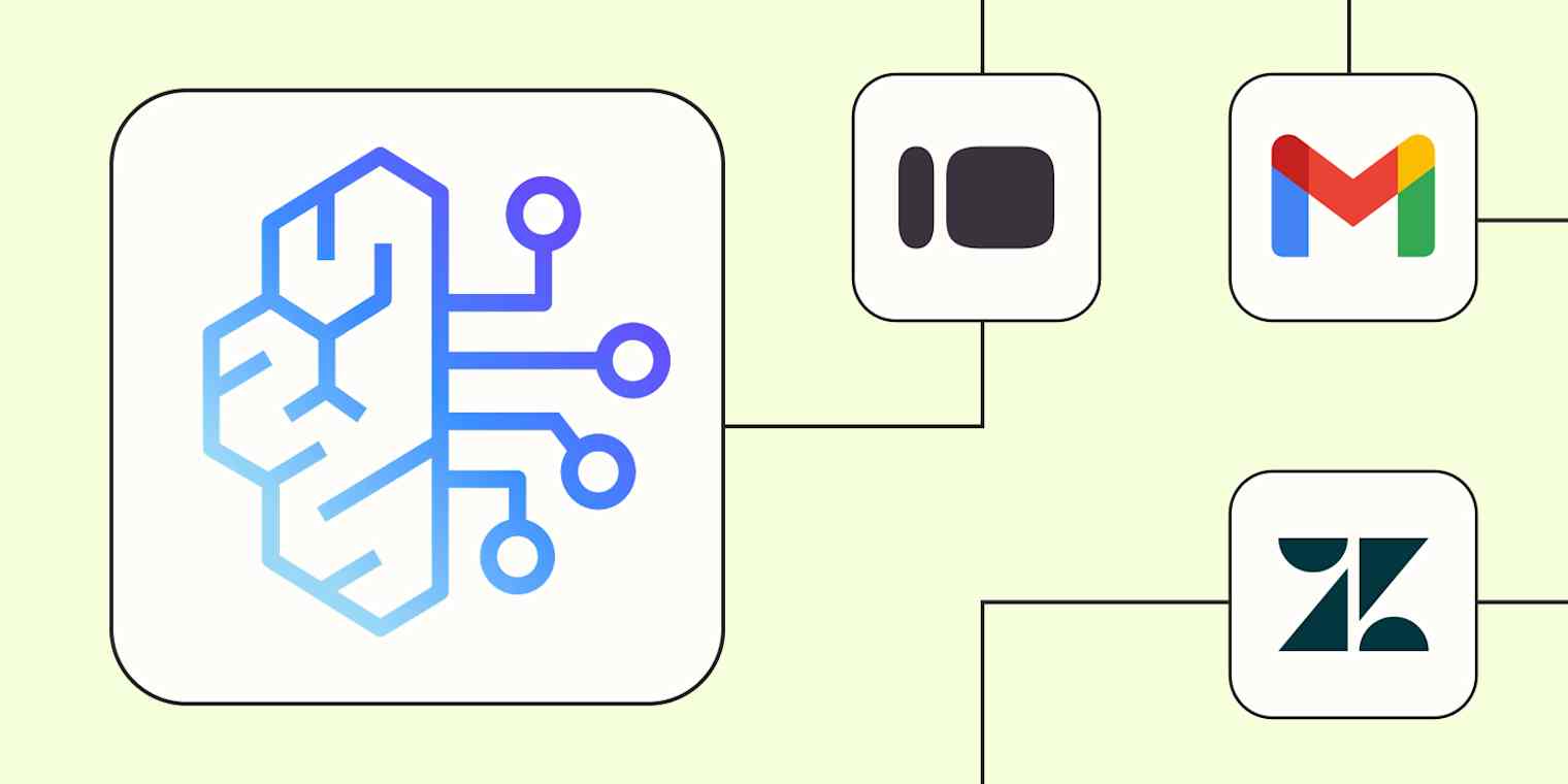 A hero image of the Amazon Bedrock logo connected to other app logos on a light yellow background.