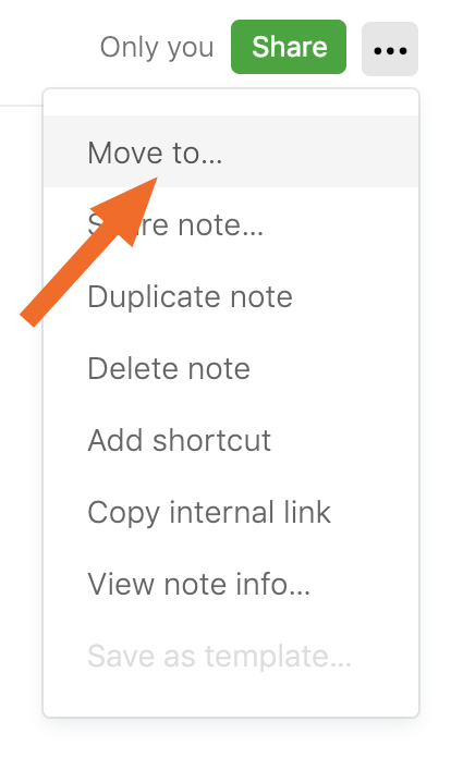 Move note