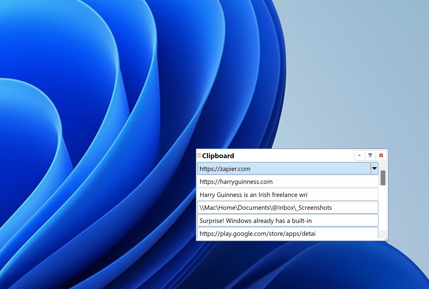 Clipboard Master, our pick for the most powerful Windows clipboard manager