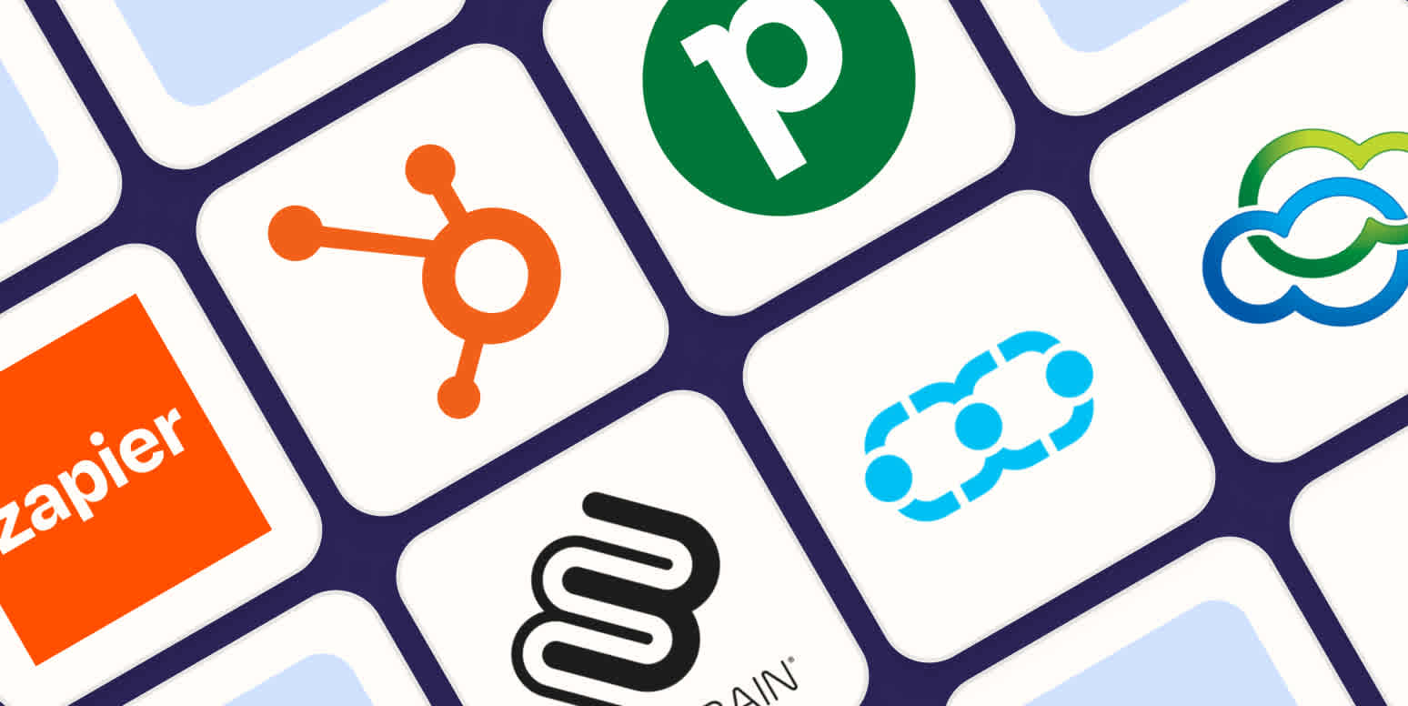 Hero image with the logos of the best pipeline management software