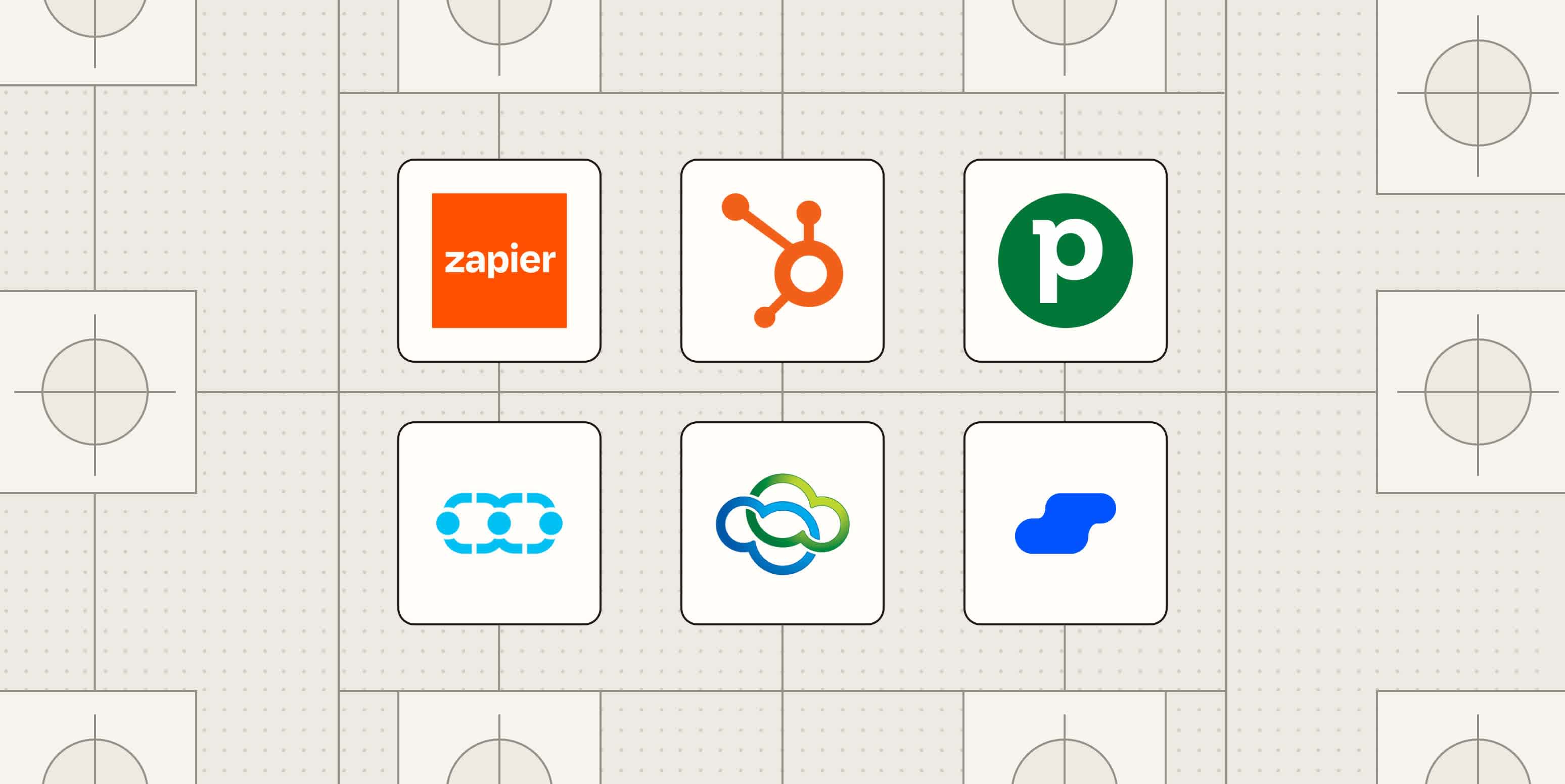 Hero image with the logos of the best pipeline management software