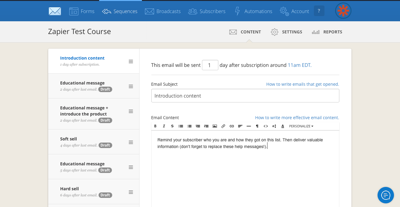 ConvertKit screenshot