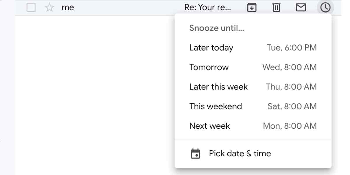 Why I snooze my emails