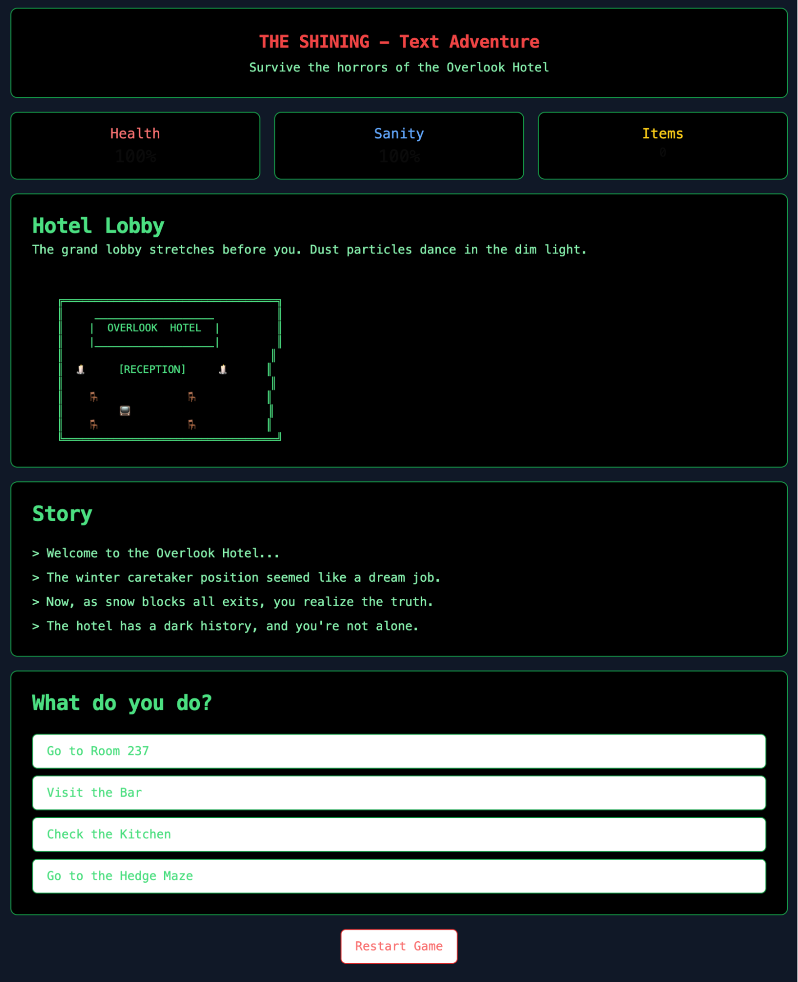 Maddy's vibe-coded RPG