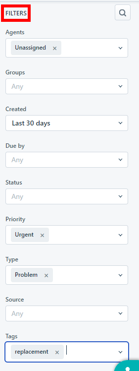 Freshdesk support ticket filters