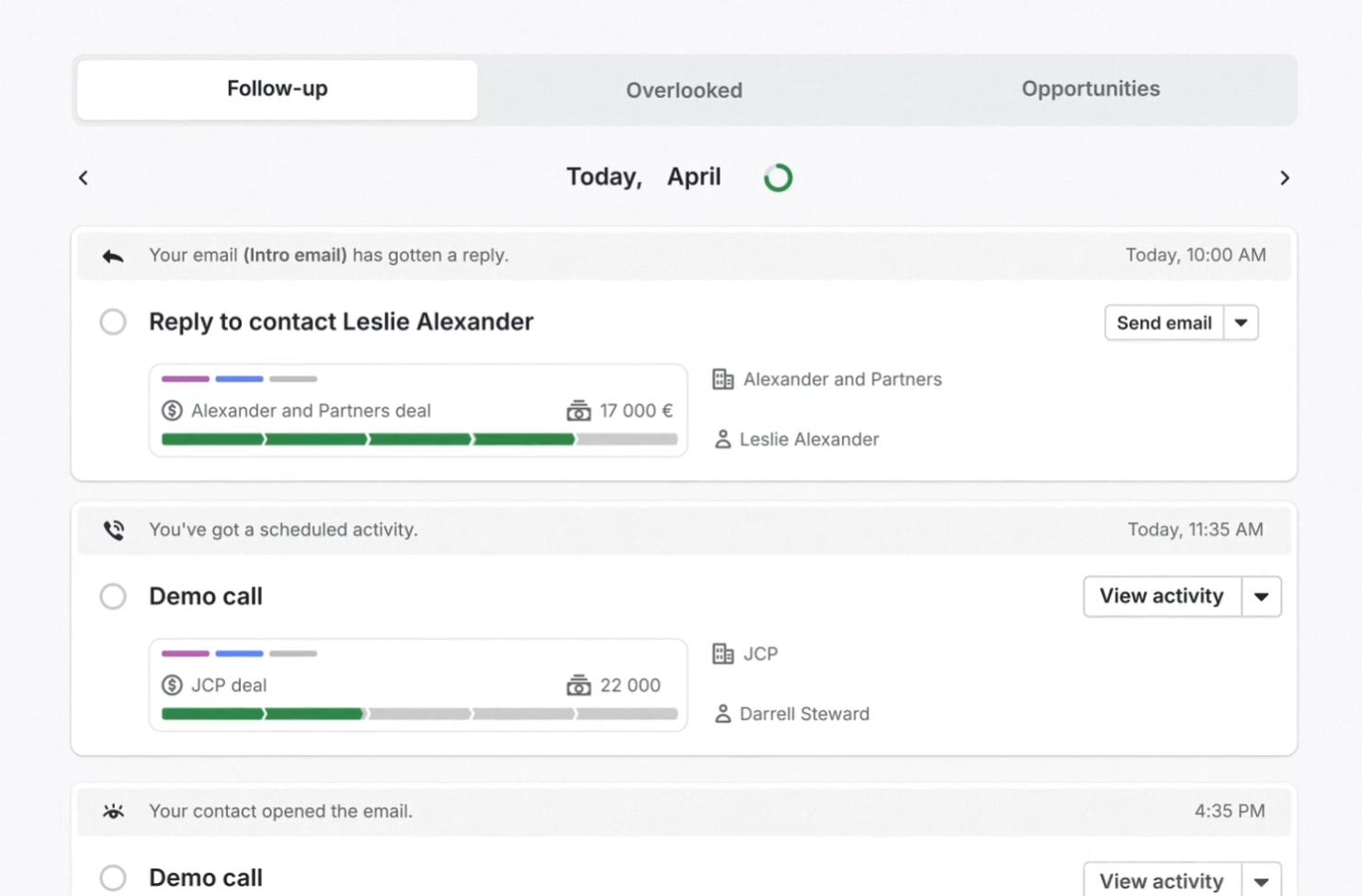 Zoho CRM Pulse