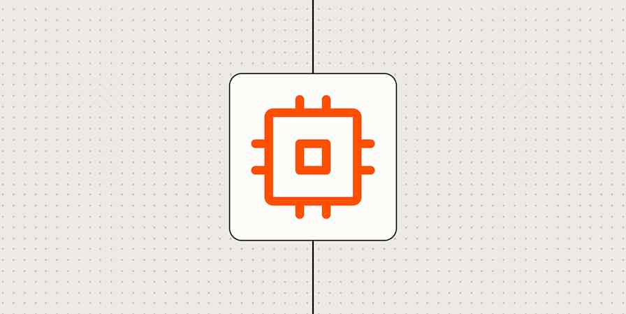 A hero image with an icon of a computer chip