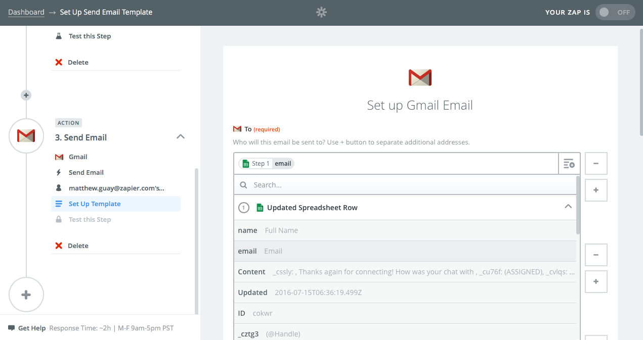 Add email address to Gmail