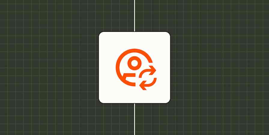 Hero image with an icon representing a customer