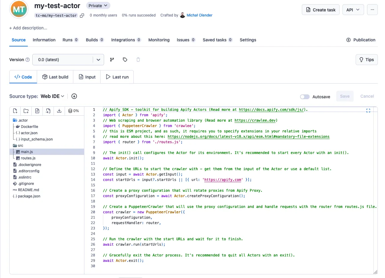 Apify, our pick for the best web scraping tool for developers who need scale, customization, or a pre-built scraper for a specific site.