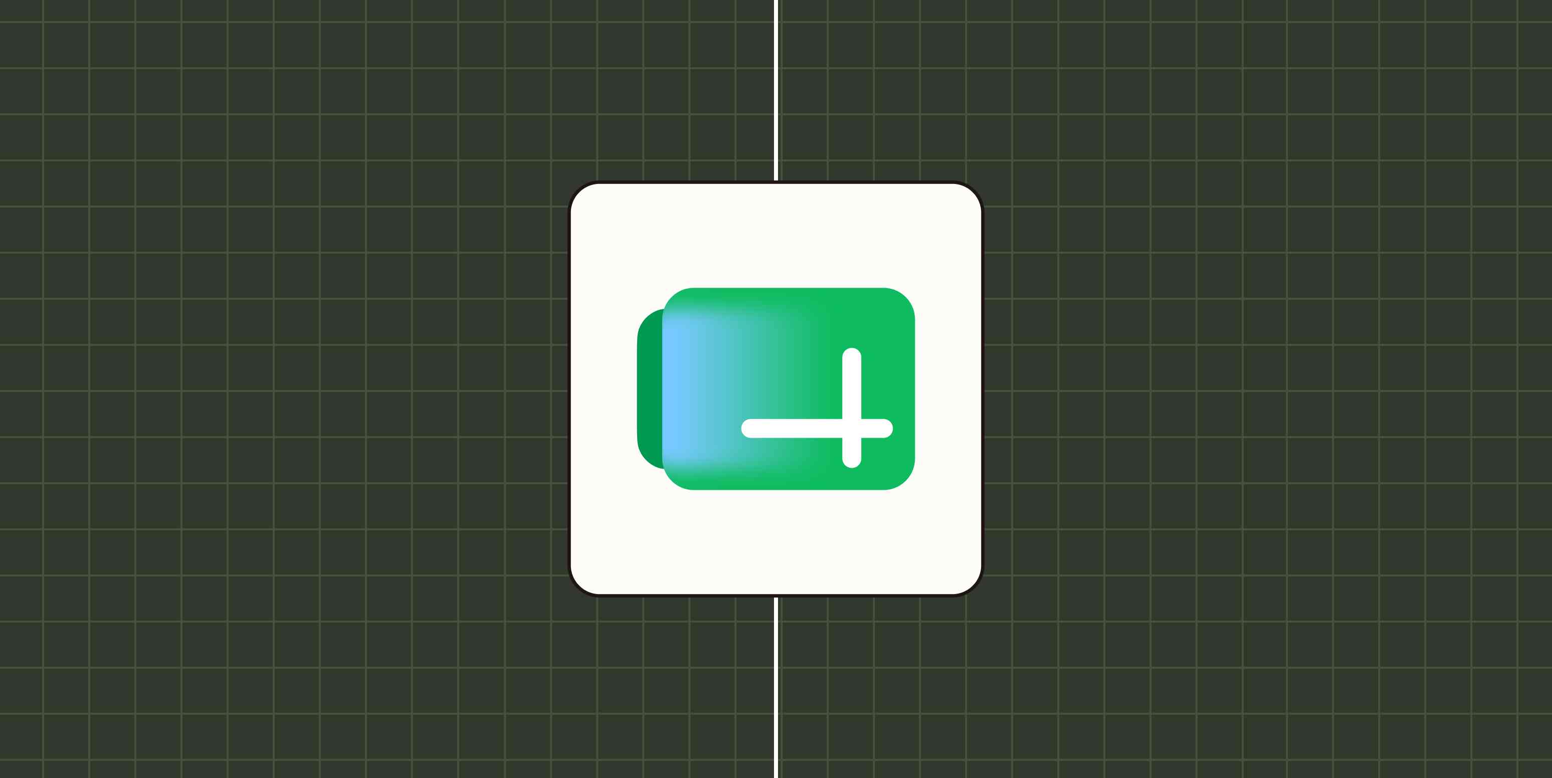 Google Sheets logo against a checkered, dark green background.