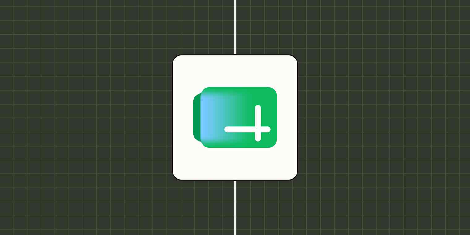 Google Sheets logo against a checkered, dark green background.