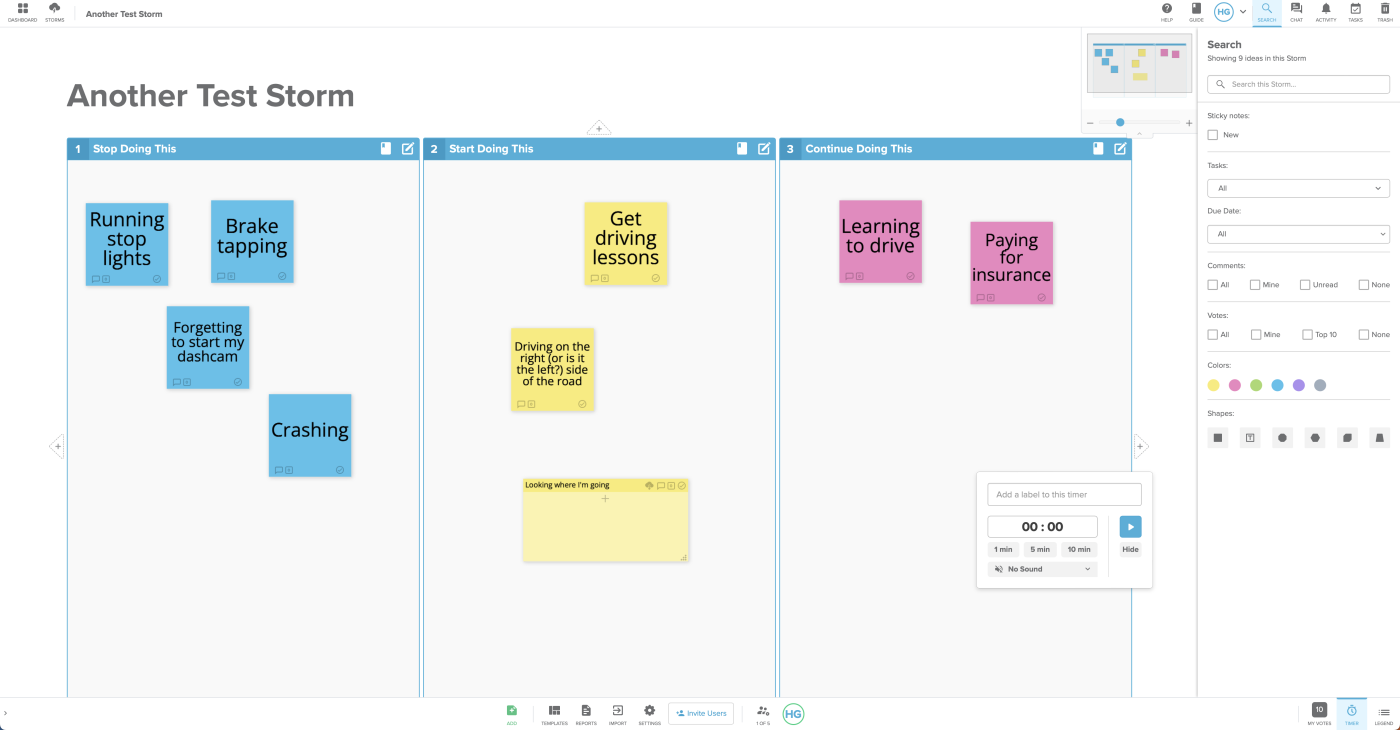 Virtual whiteboard for clearance online teaching