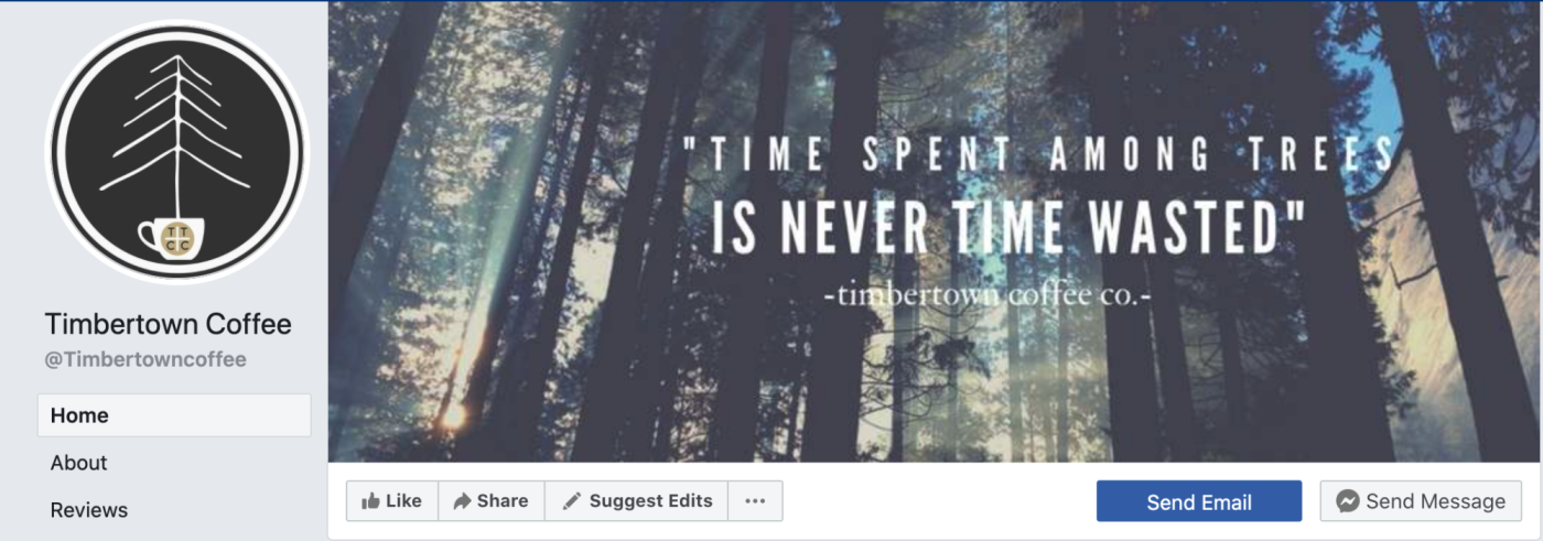 Timbertown's Facebook page header