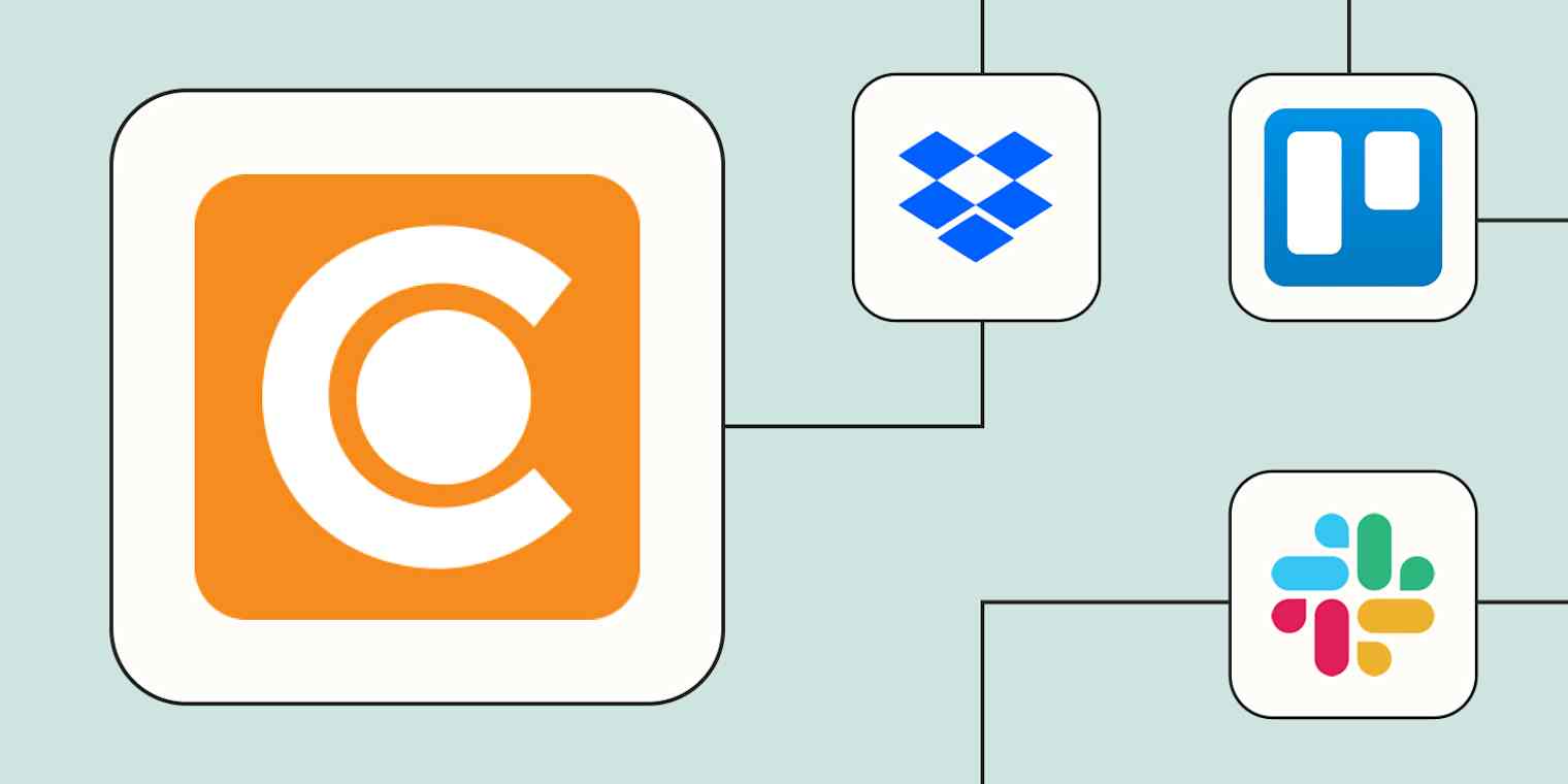 The Canto logo connected to other app logos against a light blue background