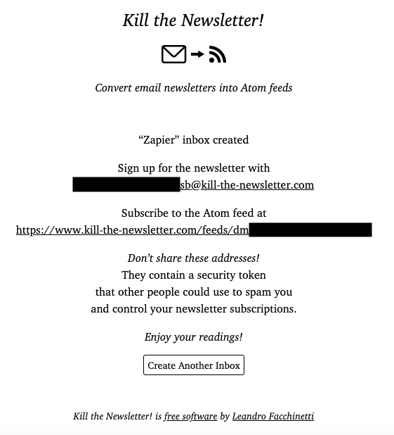 Kill the Newsletter