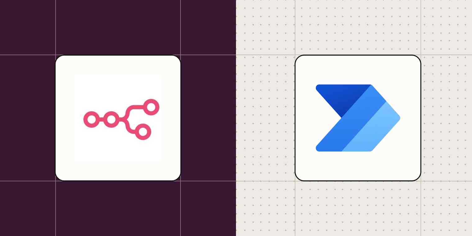 Hero image with the logos of n8n and Microsoft Power Automate