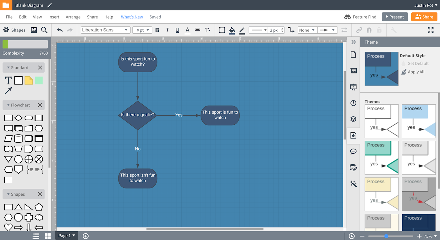 Lucidchart screenshot