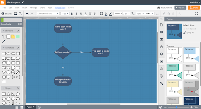 Lucidchart スクリーンショット