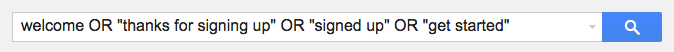 search your inbox