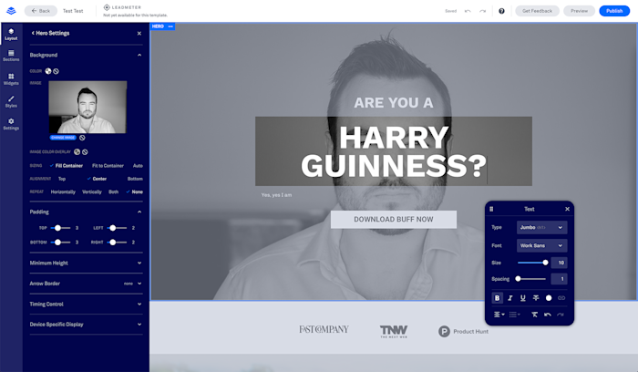 Leadpages screenshot