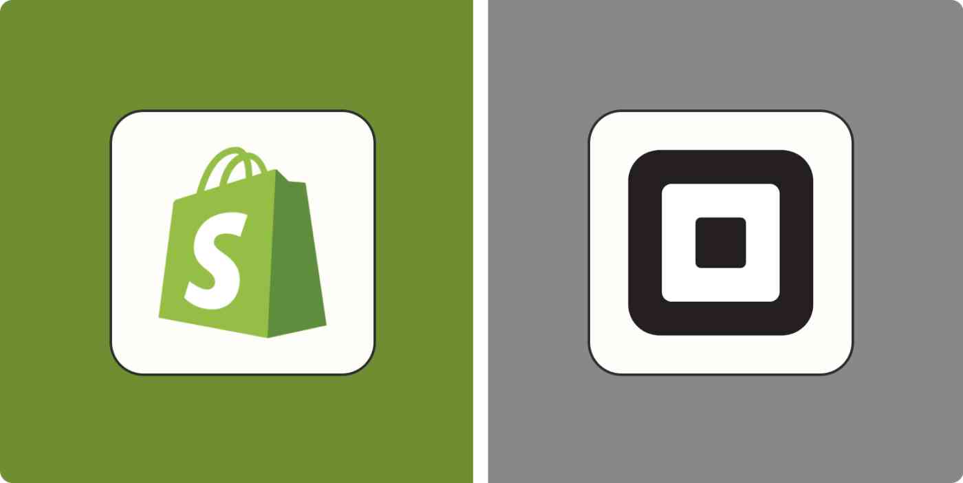 Hero image with the Shopify and Square logos