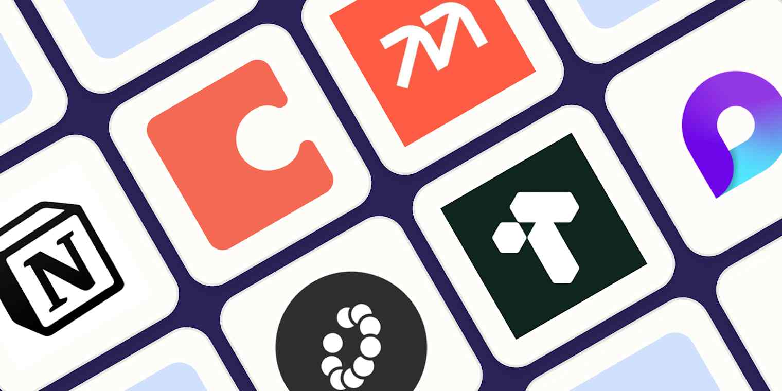 Hero image with the logos of the best Notion alternatives